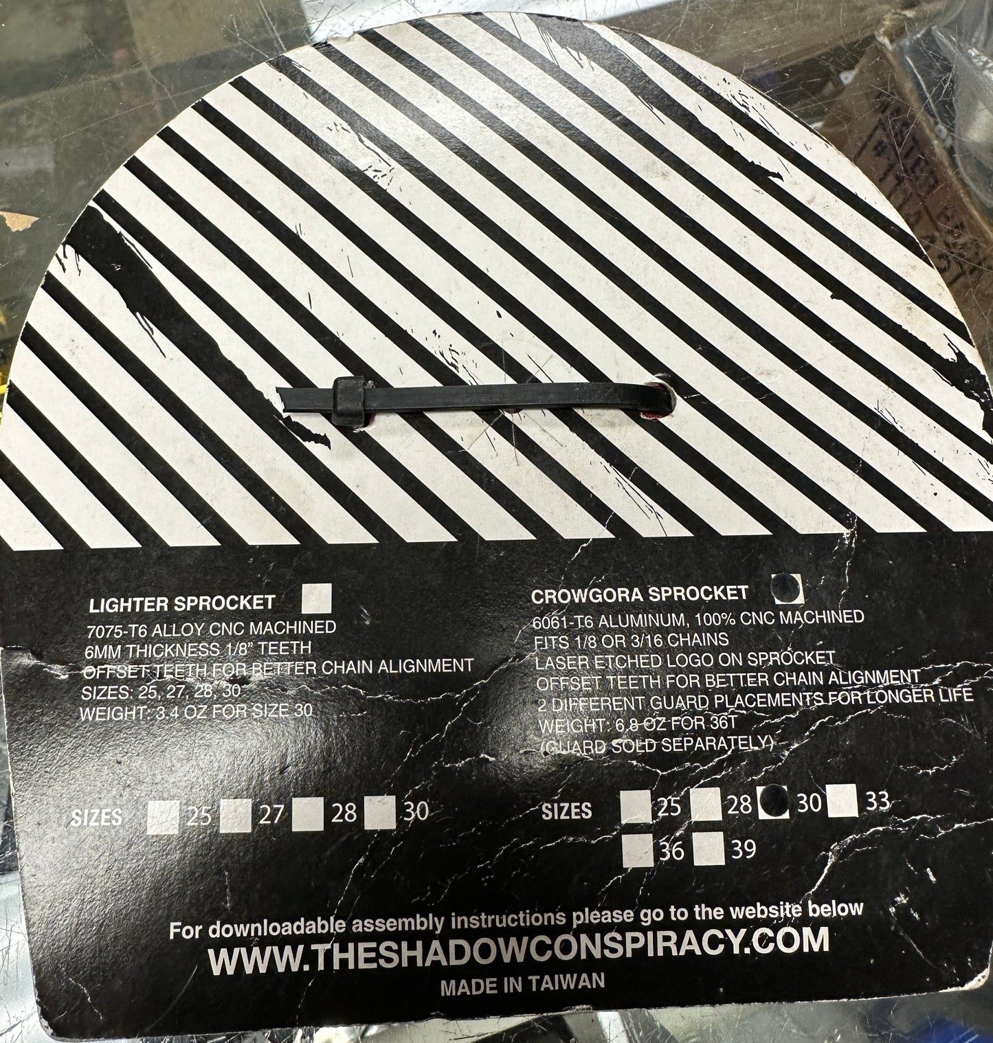 The Shadow Conspiracy 30t Crowgora 6061-T6 Sprocket
