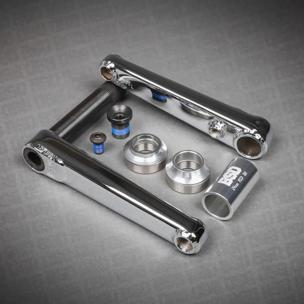 BSD SUBSTANCE CRANKS XL V2 24MM W/ BOTTOM BRACKET BSD