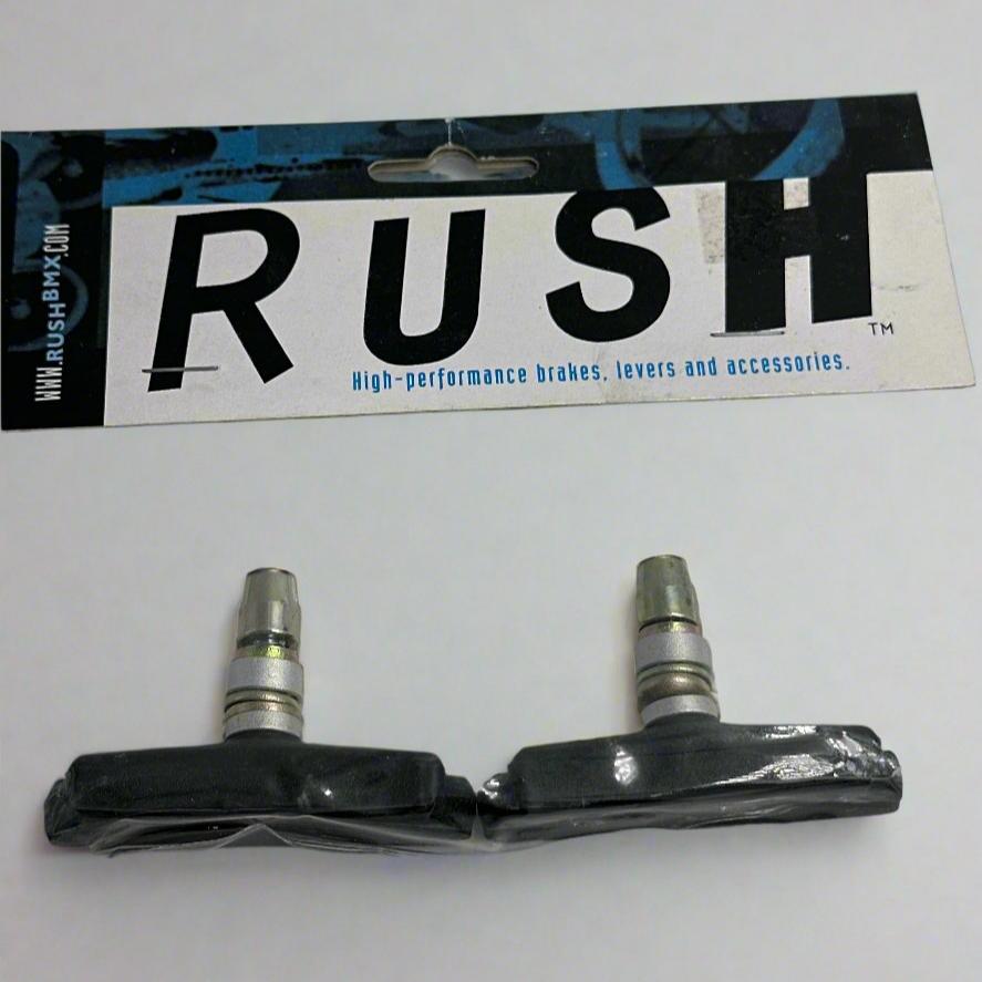 Rush BMX Brake Shoes Brake Pads Black 18mm Rush