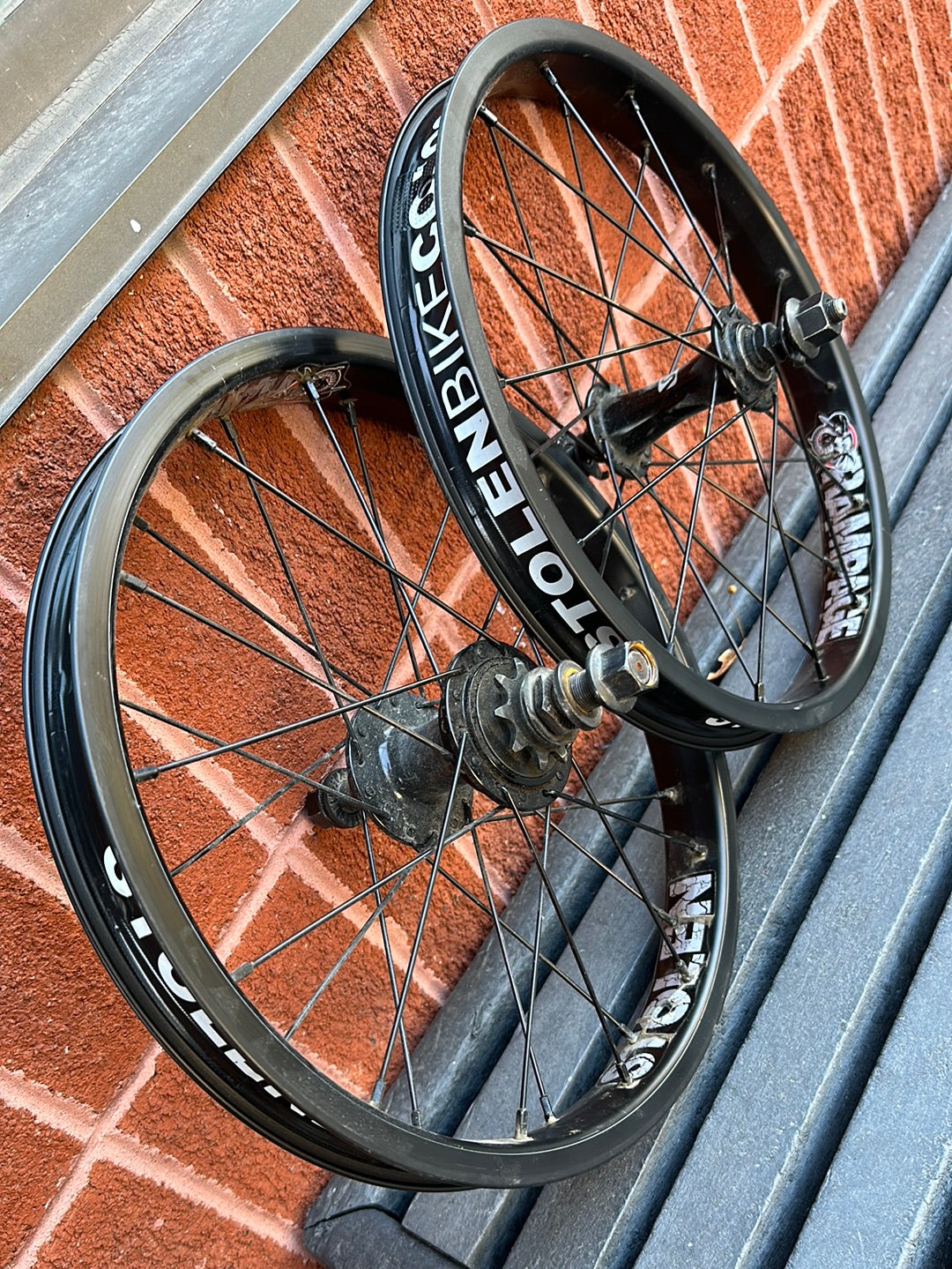 Used Stolen Rampage Wheelset 16” 9t