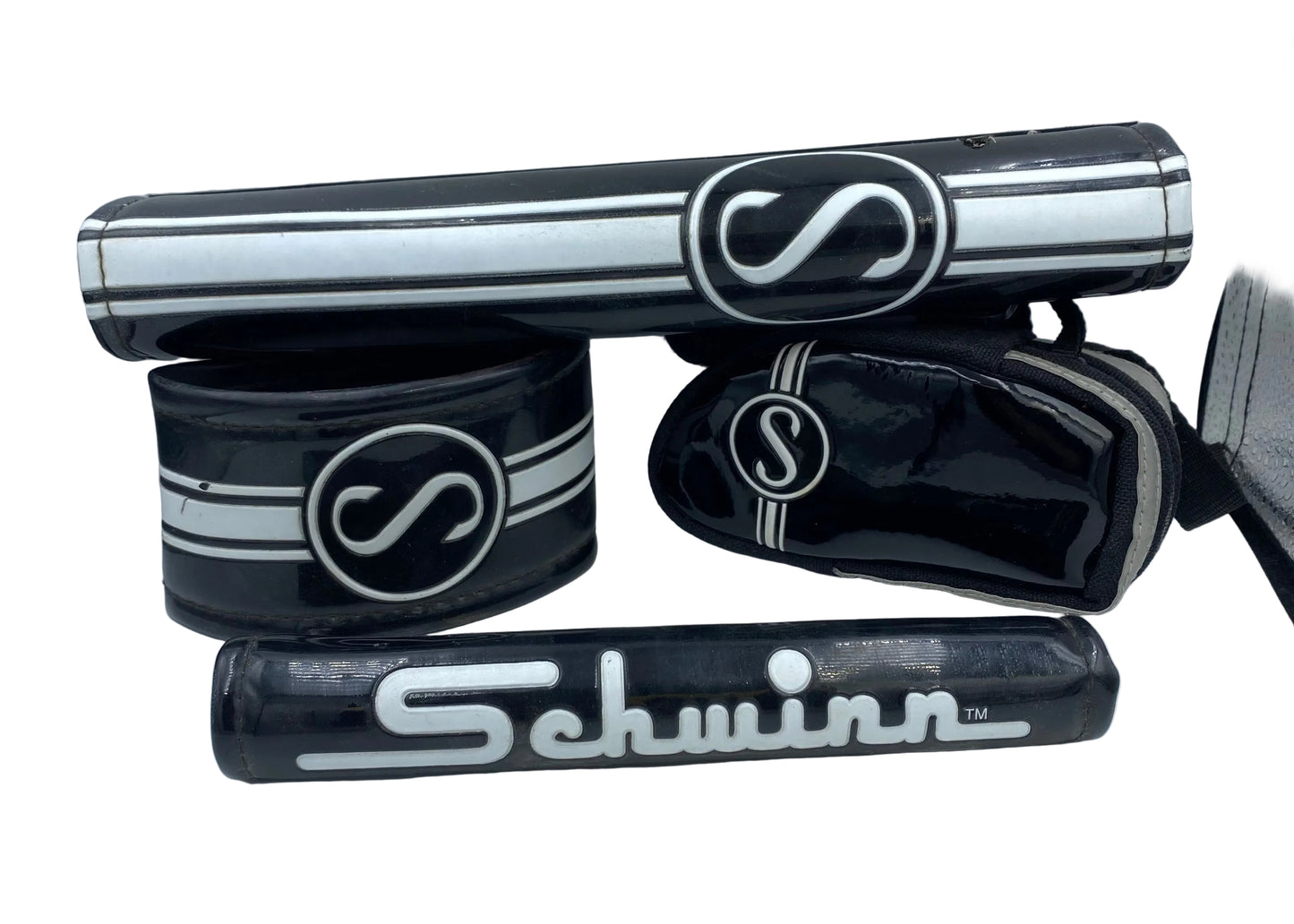 Mid School Schwinn Pad Set + Frame Bag (Black) Schwinn