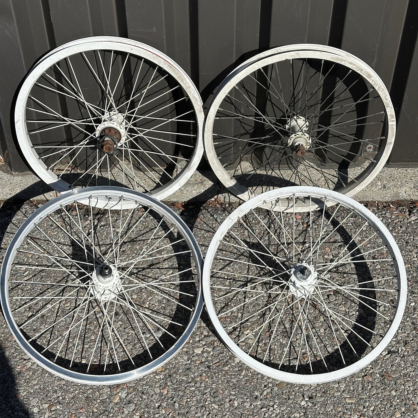 Used White Cassette Wheelsets