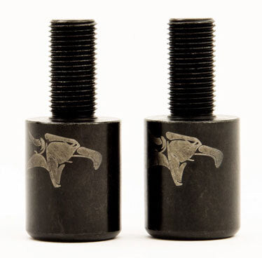 Animal Silva Nub Nuts Pegless Axle Nuts 3/8" x 16 TPI (Profile/Madera)