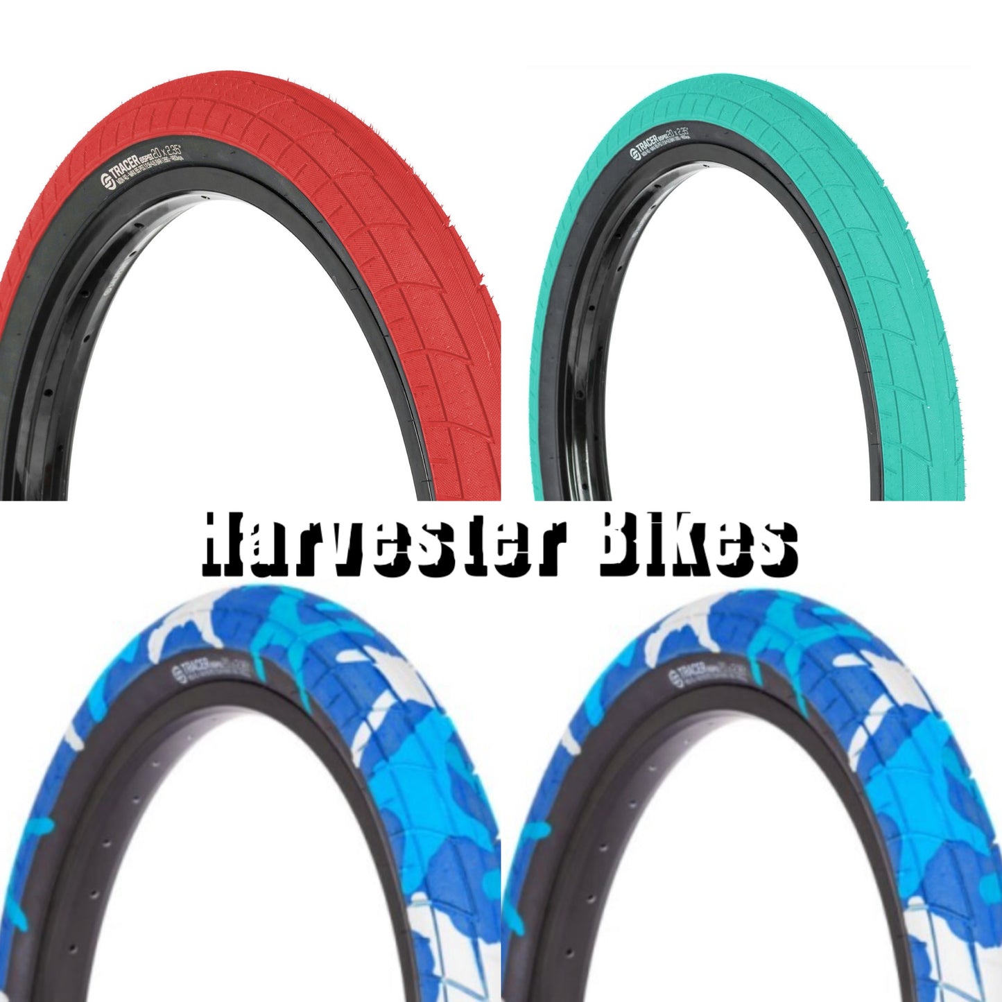 SALT TRACER TIRE 20" x 2.35" (Pair)