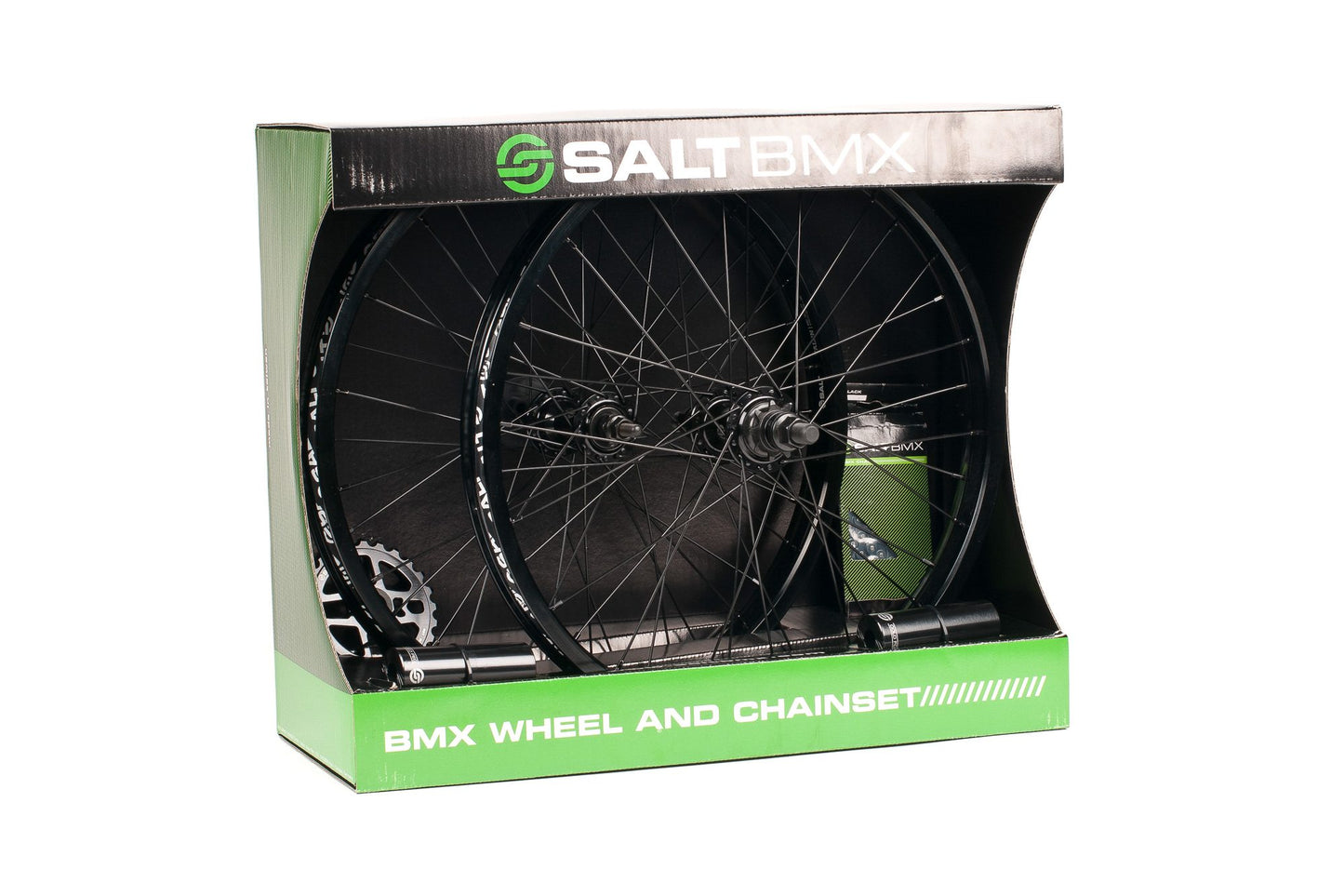 SALT VALLON WHEELSET/CHAIN/SPROCKET/PEGS