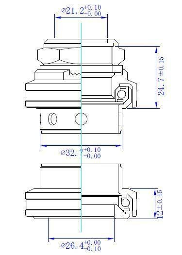 Tange Seiki 1" Threaded MX320 Sealed Bearing Headset IN COLORS