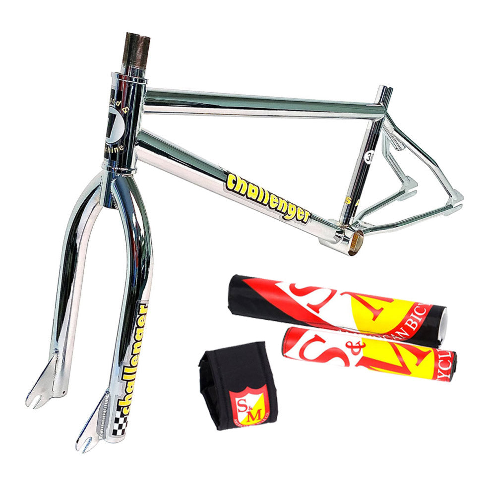 S&M CHALLENGER FRAME KIT CHROME S&M