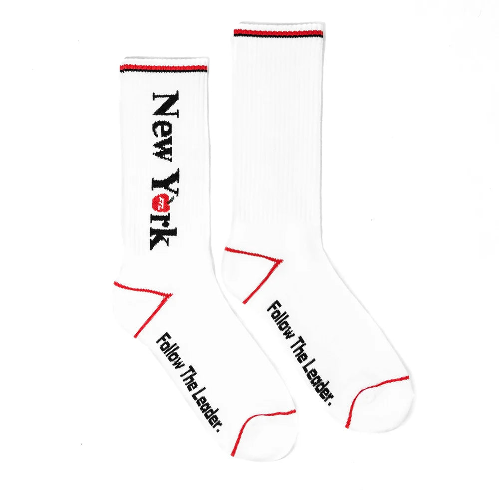 FTL NEW YORK SOCKS (WHITE)