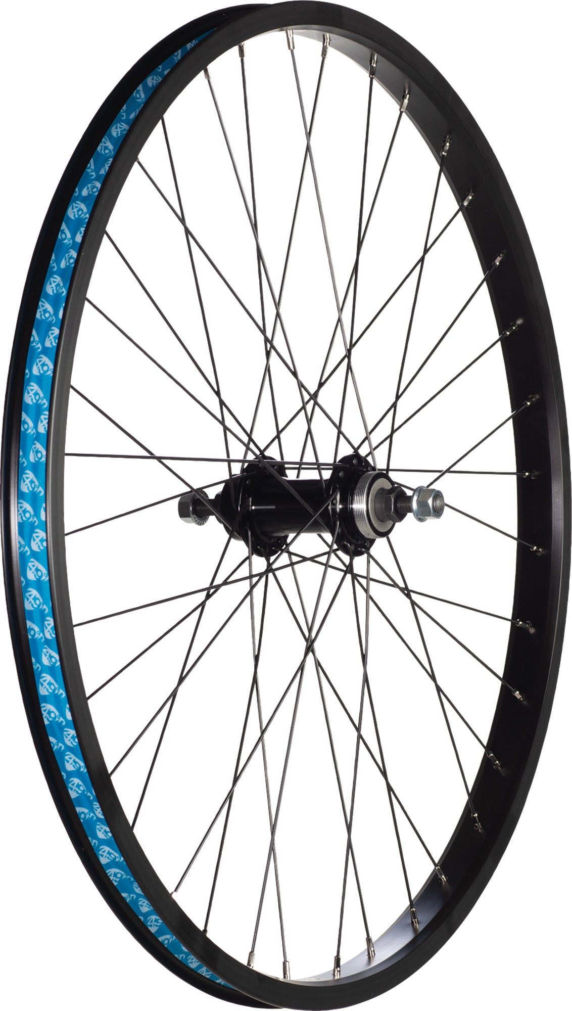 24" BMX REAR WHEEL - NUTTED FREEWHEEL