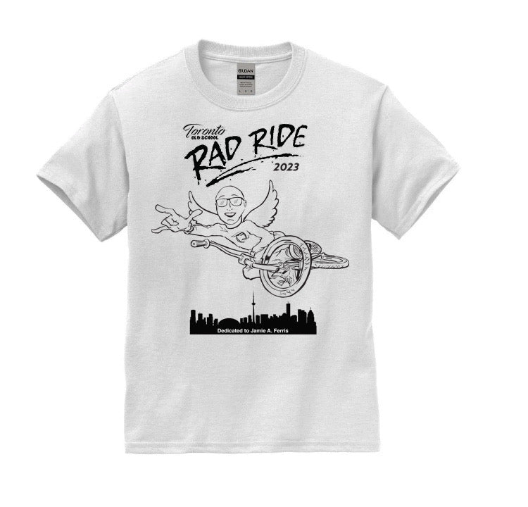 Toronto Rad Ride 2023 Tshirt Dedicated To Jamie Ferris