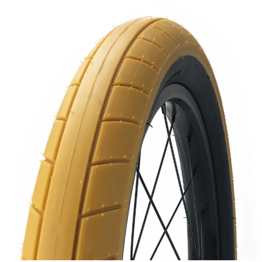 Cult Juvenile Dehart Slic 12"x2.20" Tire - Gum w/Black Sidewall (Pair)