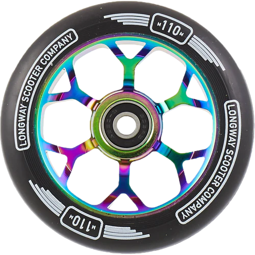 Longway Precinct Spoked Neo Chrome - Single Wheel