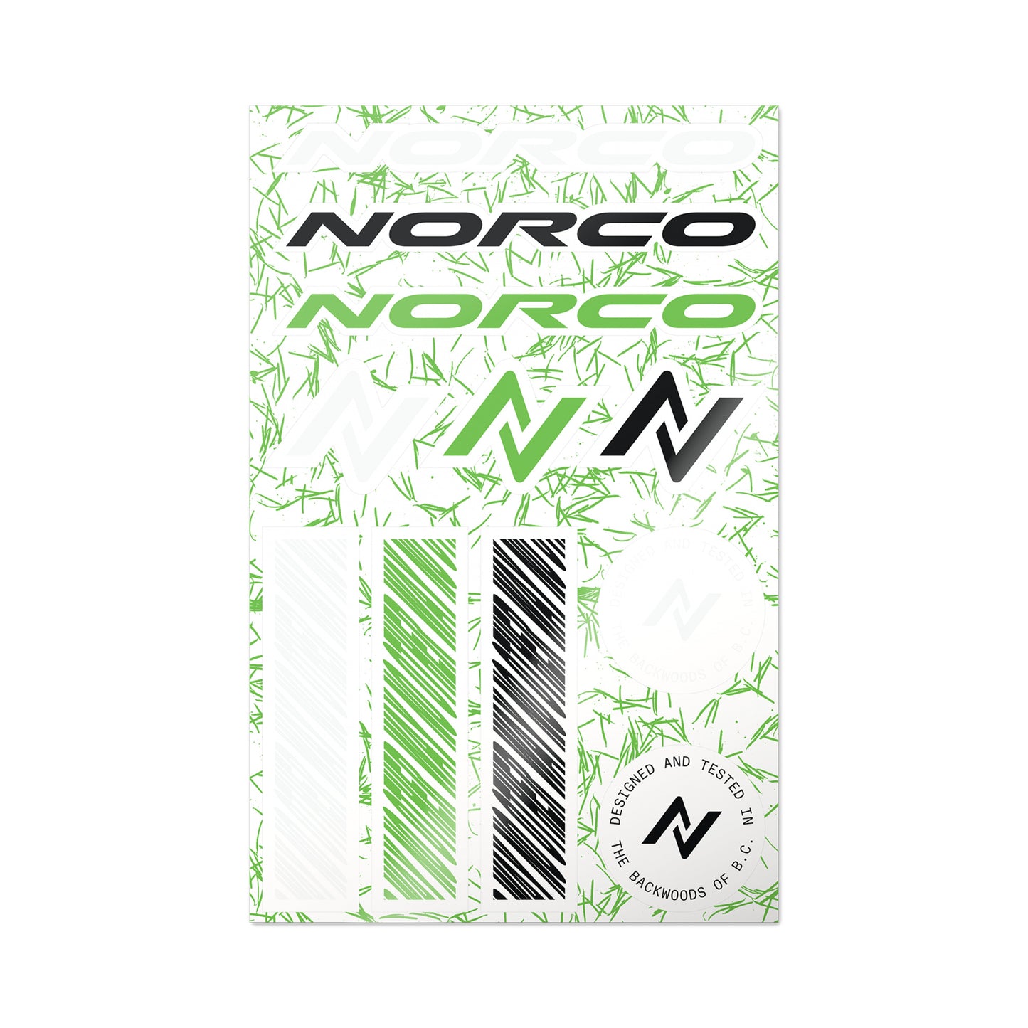 NORCO STICKER SHEET