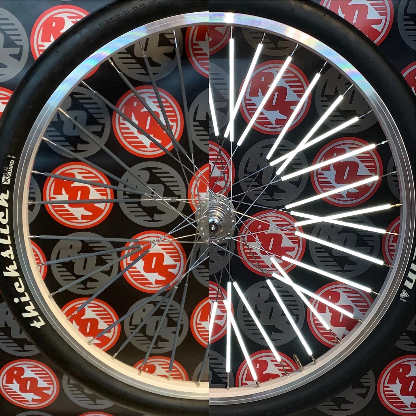 Ride Out Supply Reflective Spoke Covers Ride Out Supply