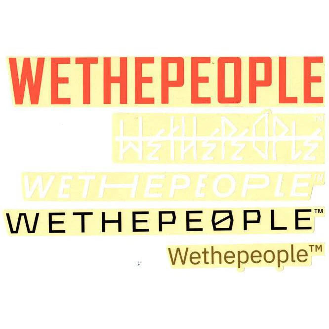 Wethepeople 4BIG Sticker Set