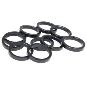 EVO, Alloy headset spacer, 25.4mm, Black, 5mm 1" For Old School BMX