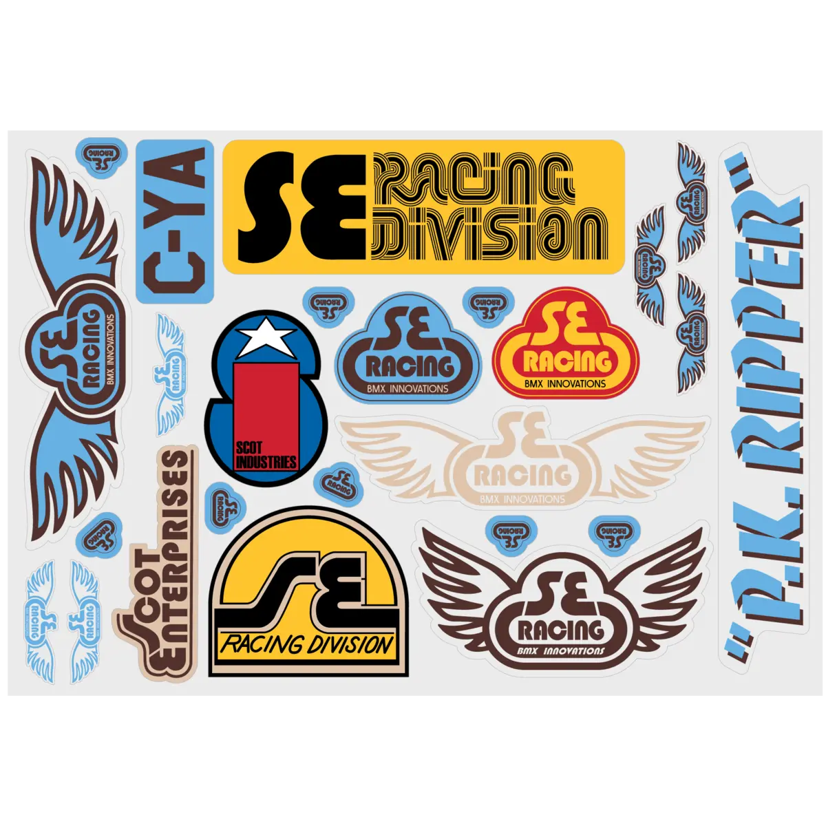 SE Racing Old School Sticker Set SE Bikes