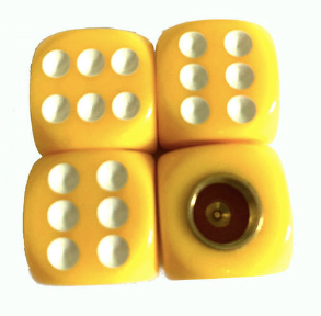 Dice Valve Caps (Pair)