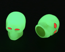 Skull Valve Caps (Sold in Pairs)