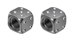 Dice Valve Caps (Pair)