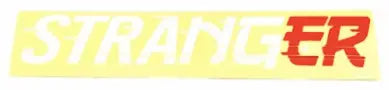 Stranger Drift Sticker Stranger