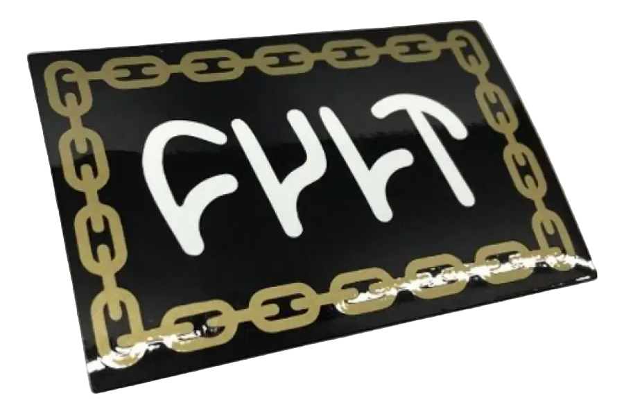 Cult Chain Logo Decal Cult
