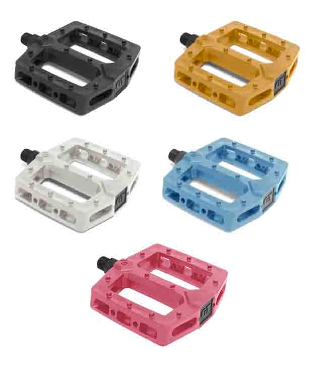 GT PC Logo BMX Pedals 9/16