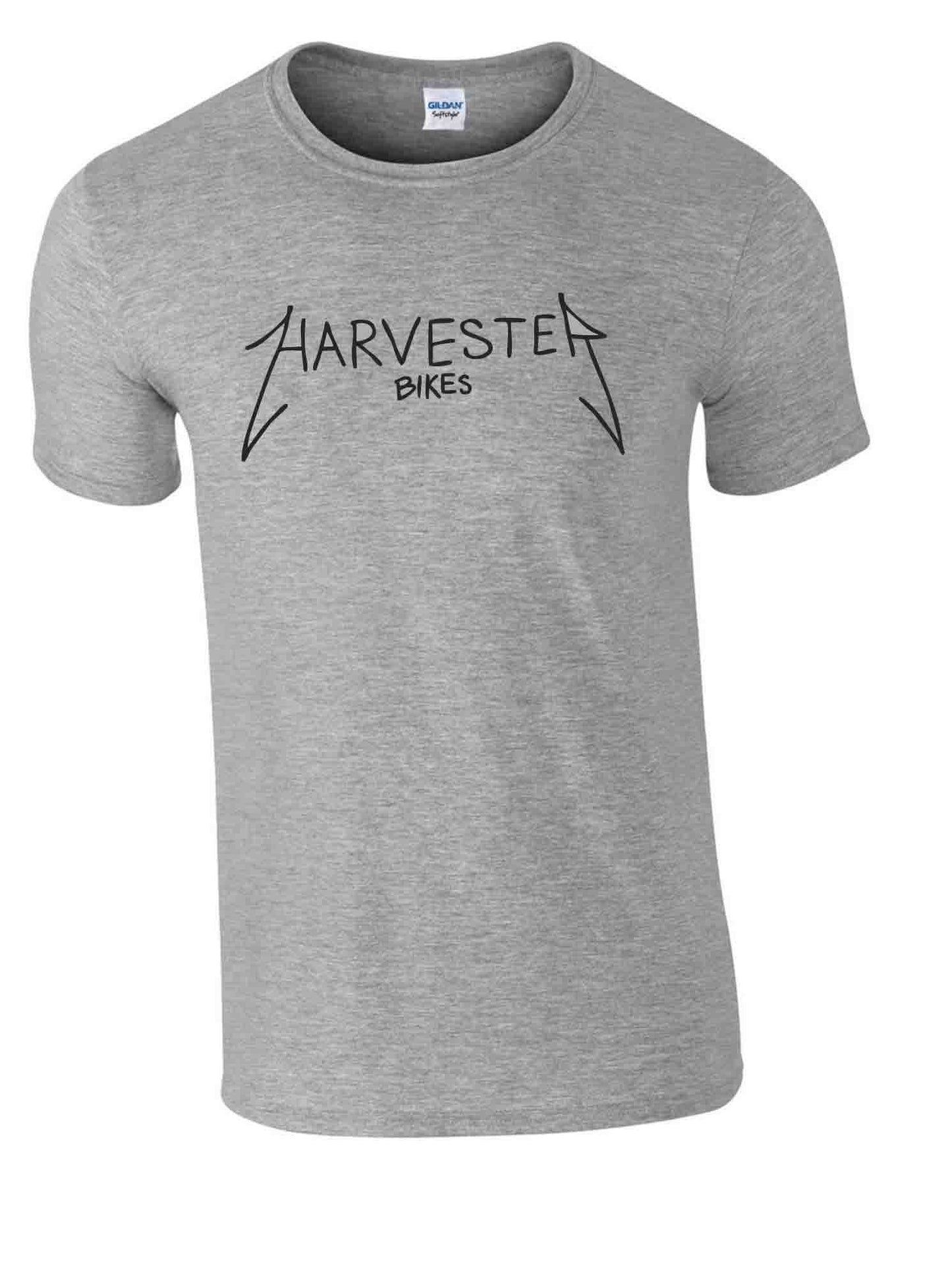 Harvester Bikes Metal Tshirt Harvester Bikes