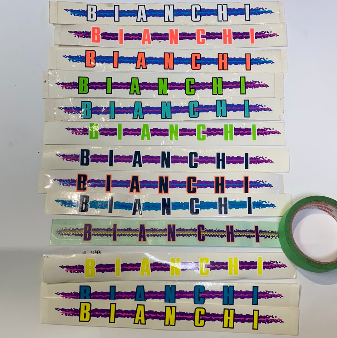 Bianchi Frame Sticker Vintage 90’s (Pair)