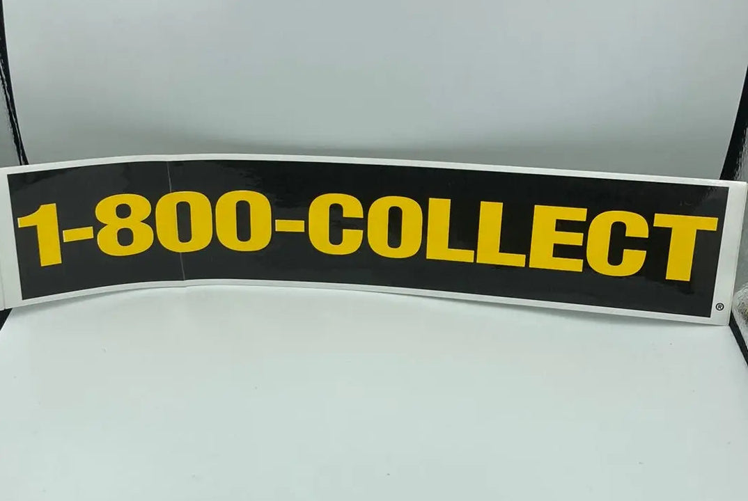 Mid School DK 15” Sticker 1-800-COLLECT DK
