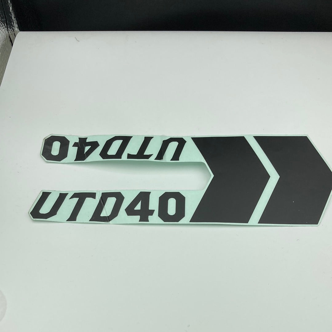 United KL40 Frame Sticker