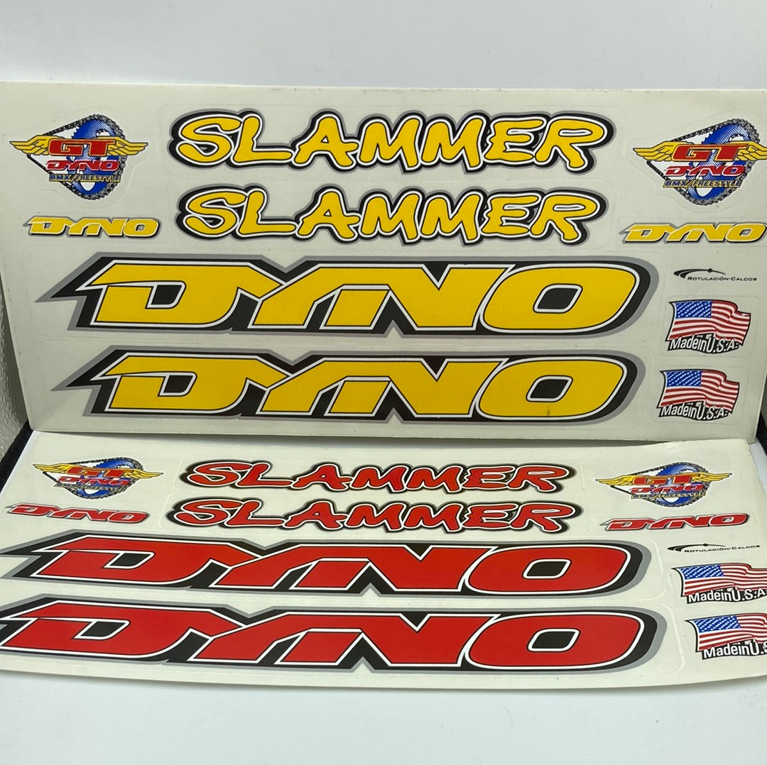 Dyno bmx outlet decals