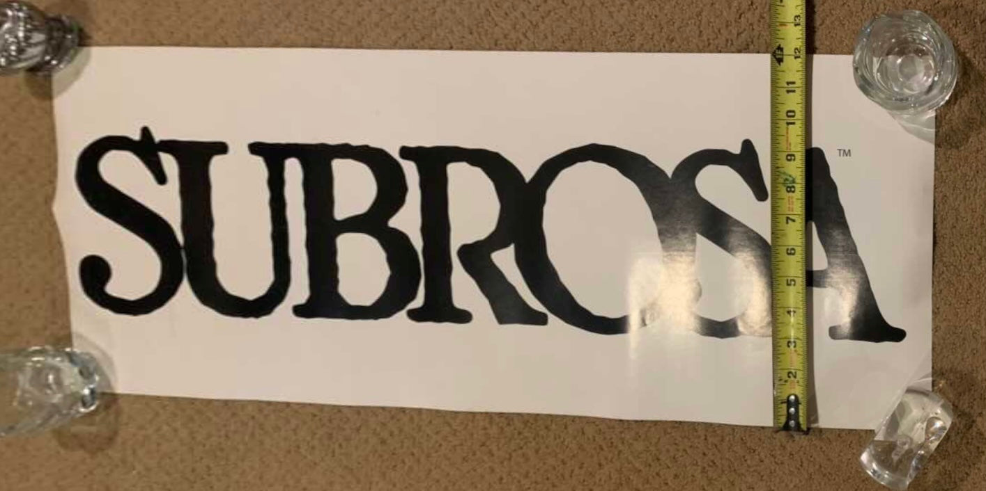Subrosa Banner White
