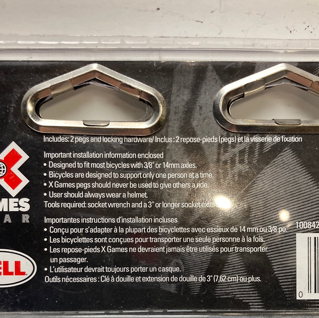 X Games Pegs 14mm with adapters X4
