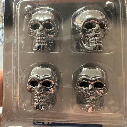 Skull Valve Caps (Sold in Pairs)