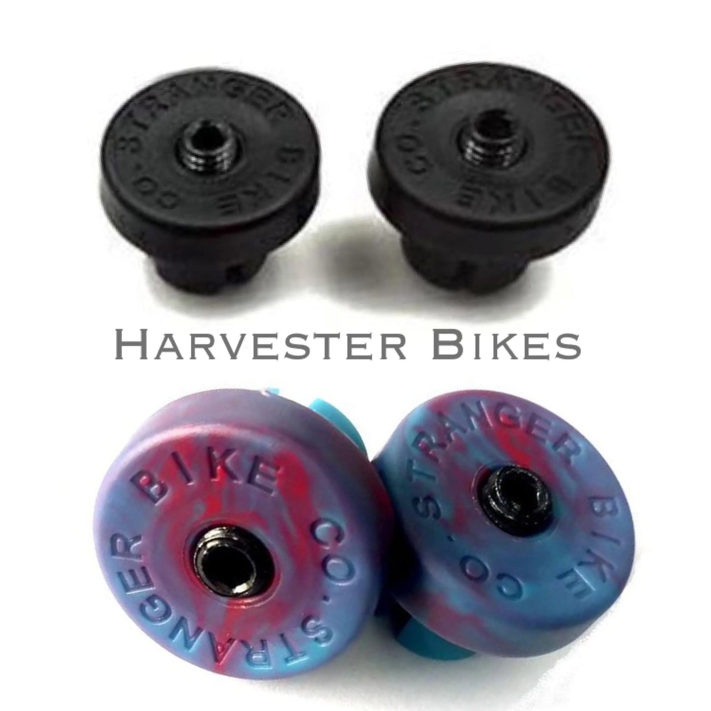 Stranger "Plugz" Bar Ends - Black Stranger