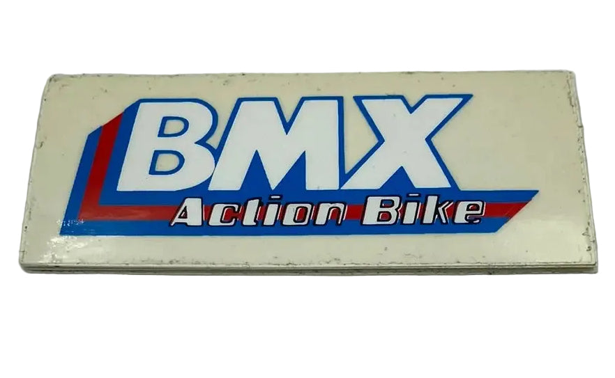 Old School BMX Action Bike Sticker 4” Harvester Bikes