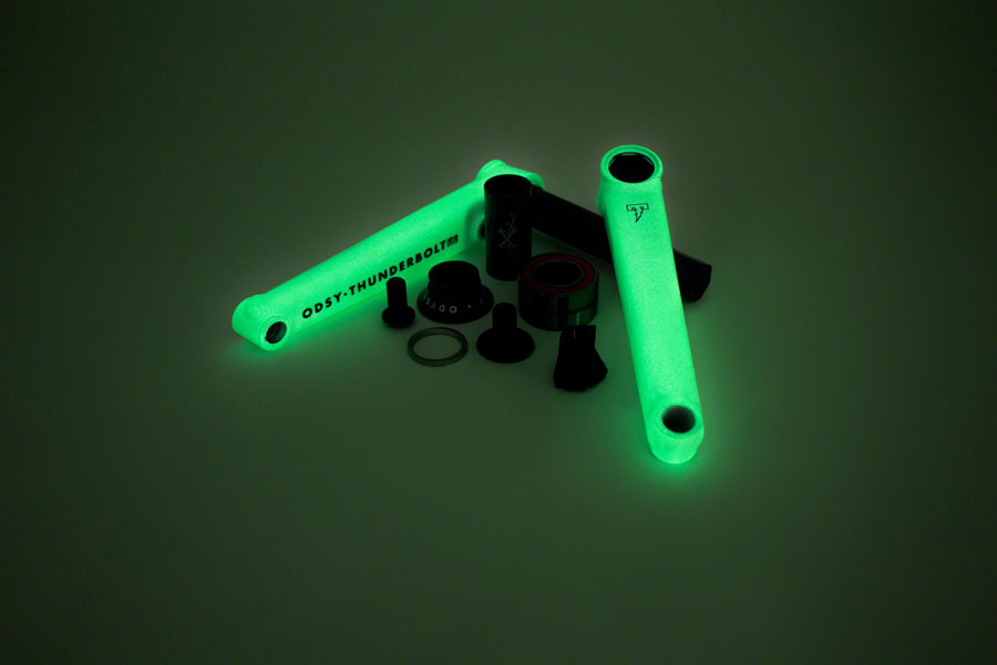 Odyssey Thunderbolt+ Glow Crankset With 22mm Bottom Bracket