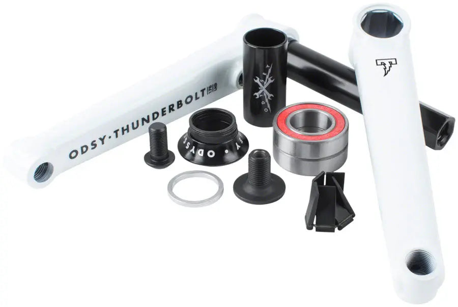 Odyssey Thunderbolt+ Glow Crankset With 22mm Bottom Bracket Odyssey
