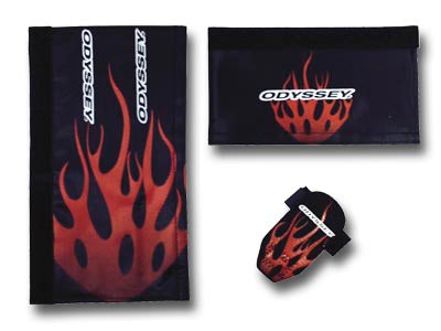 ODYSSEY FLAME PADSET BLACK/RED (90's)