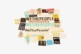 WETHEPEOPLE BRAND STICKERPACK (38 Stickers)