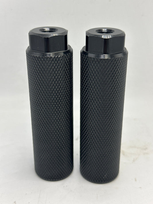 Aluminum Old School 3/8 Screw On Pegs X2