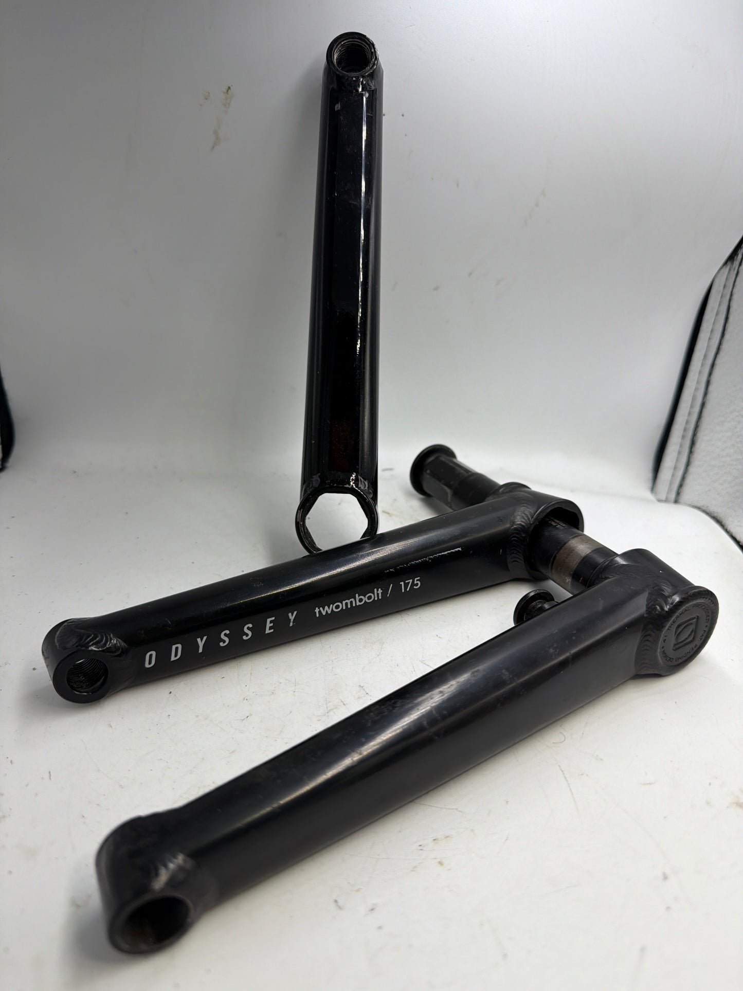 Used Odyssey Twombolt 175mm Crank Set (with extra free arm)