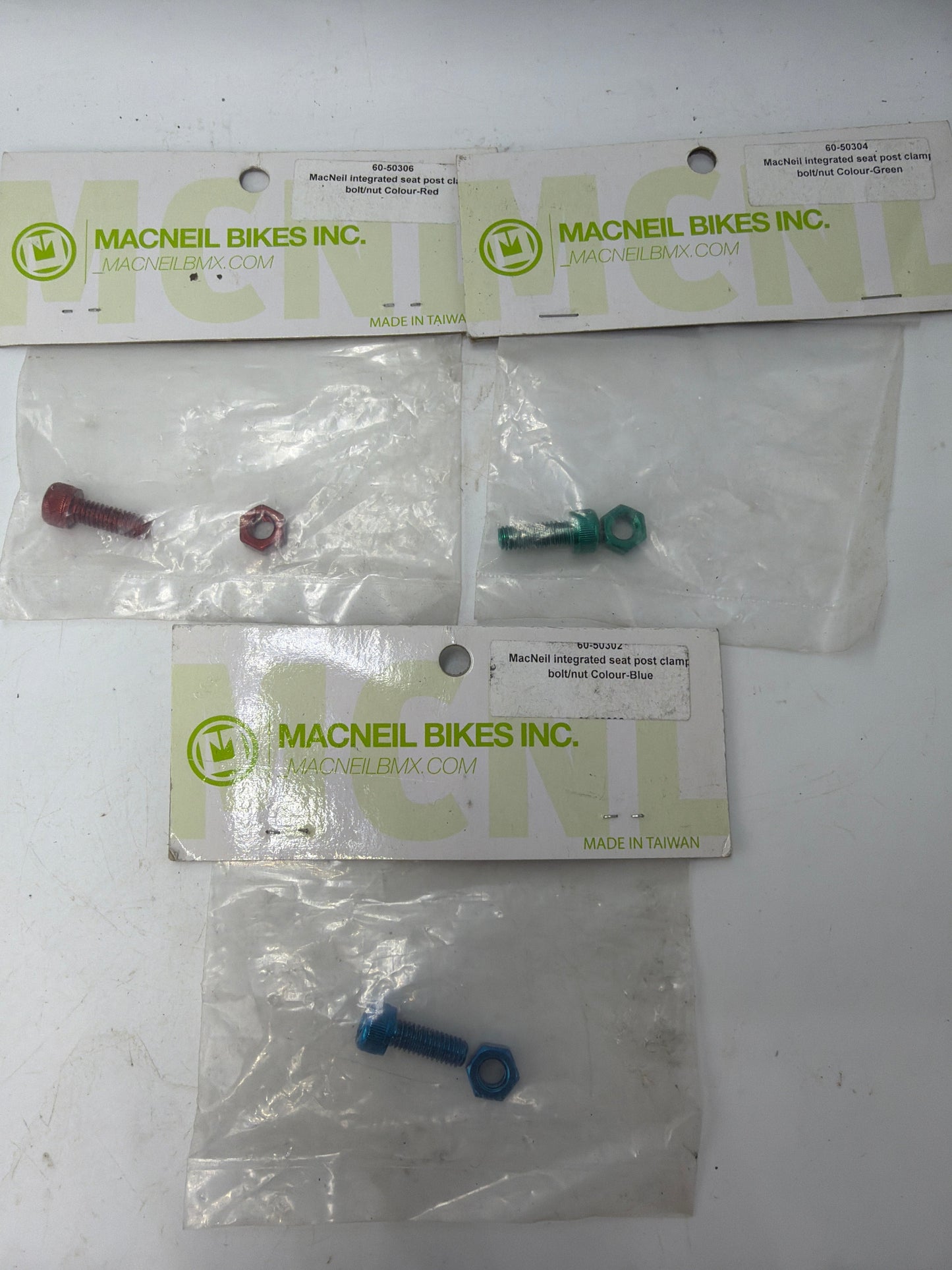 Macneil Integrated Seat Clamp Nut & Bolt Macneil