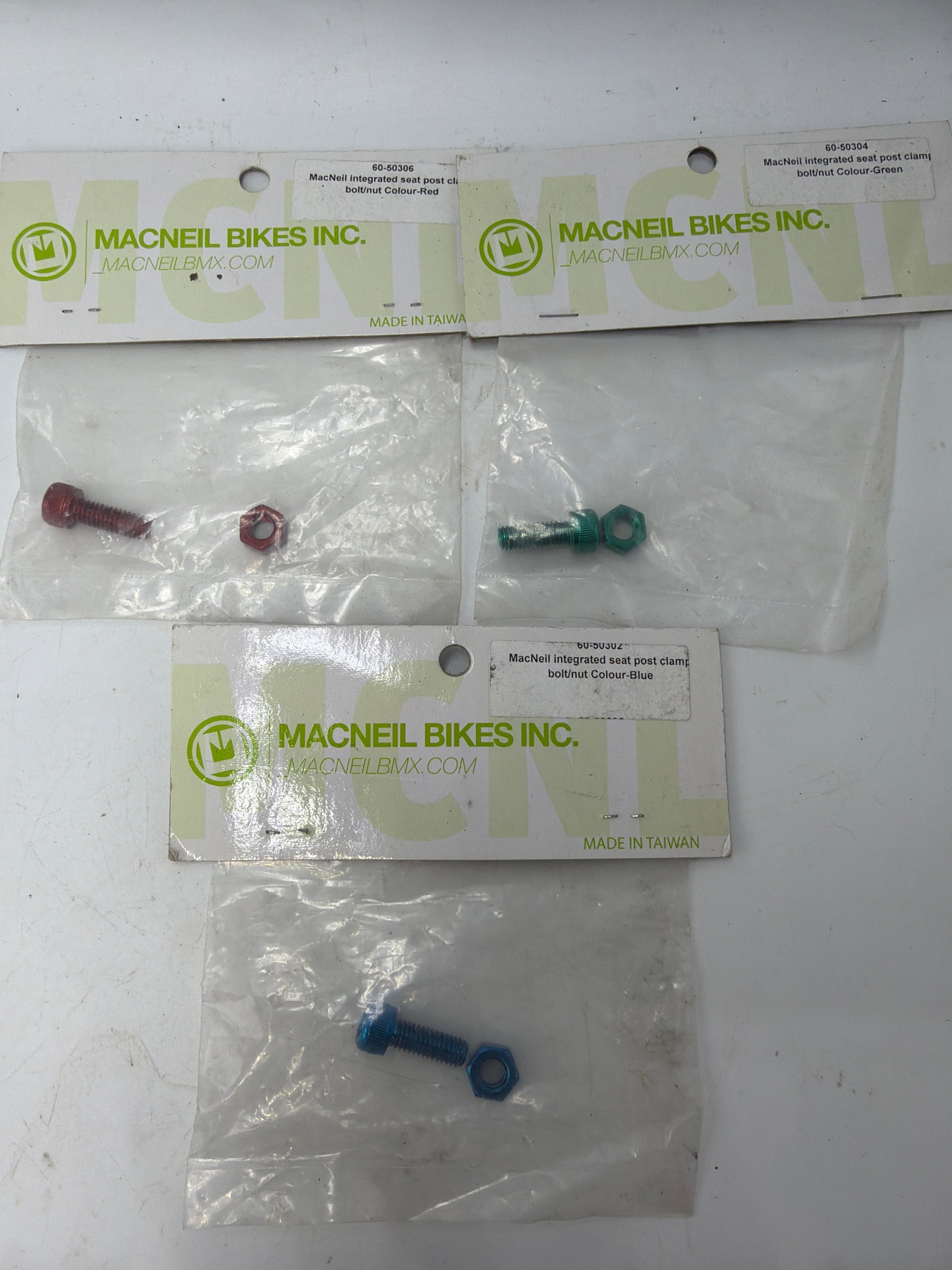 Macneil Integrated Seat Clamp Nut & Bolt Macneil