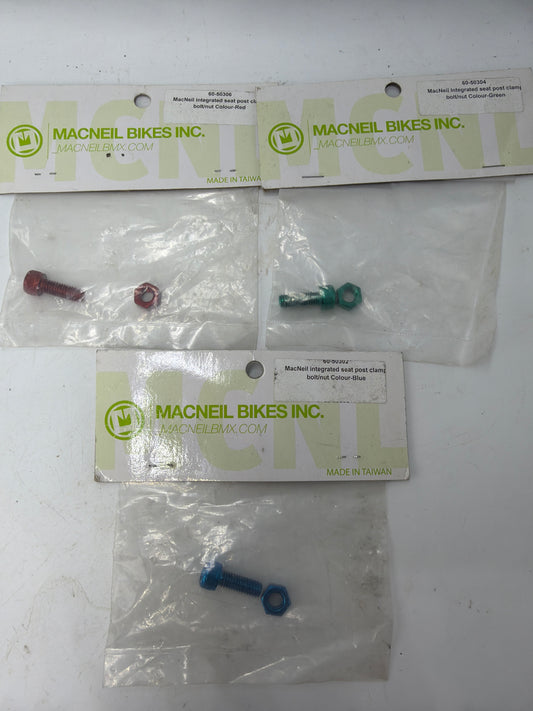 Macneil Integrated Seat Clamp Nut & Bolt