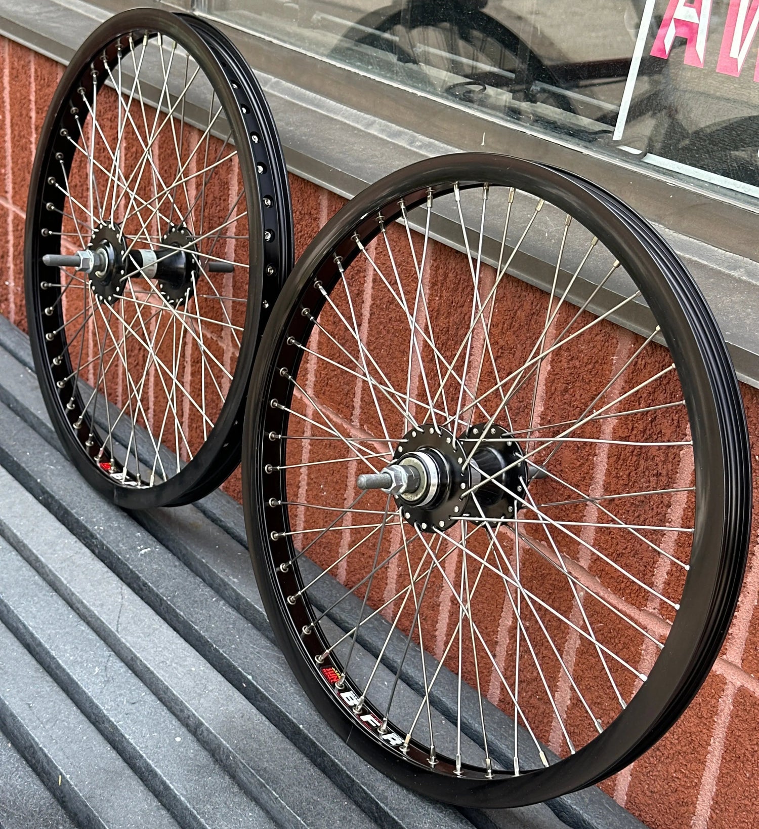 20" SUN B.F.R. BLACK WHEELSET (3/8) (OLD SCHOOL/MID SCHOOL) Sun