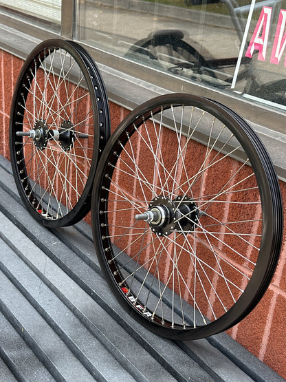 20" SUN B.F.R. BLACK WHEELSET (3/8) (OLD SCHOOL/MID SCHOOL)