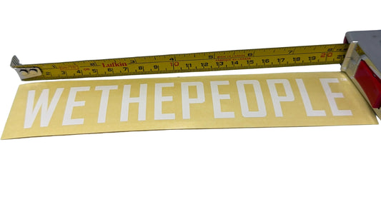 Wethepeople Long Frame Sticker We The People
