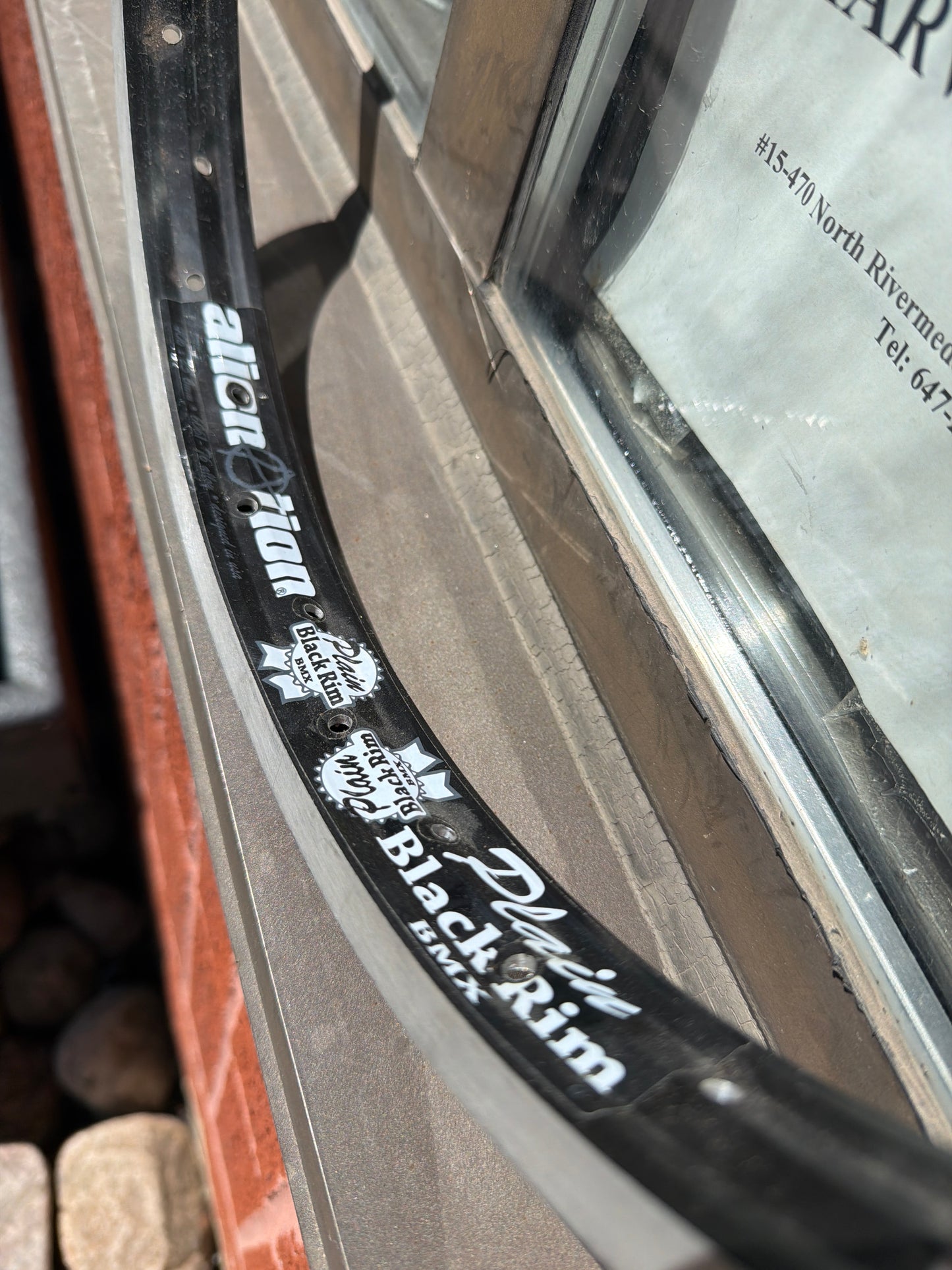 Used Alienation Plain Black Rim (PBR) Single Wall Rim
